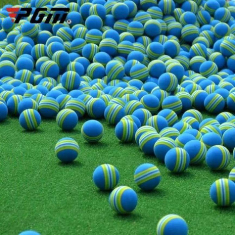 10-Pack Blue Sponge Golf Practice Balls For Indoor Use PRL-L31840251YZ