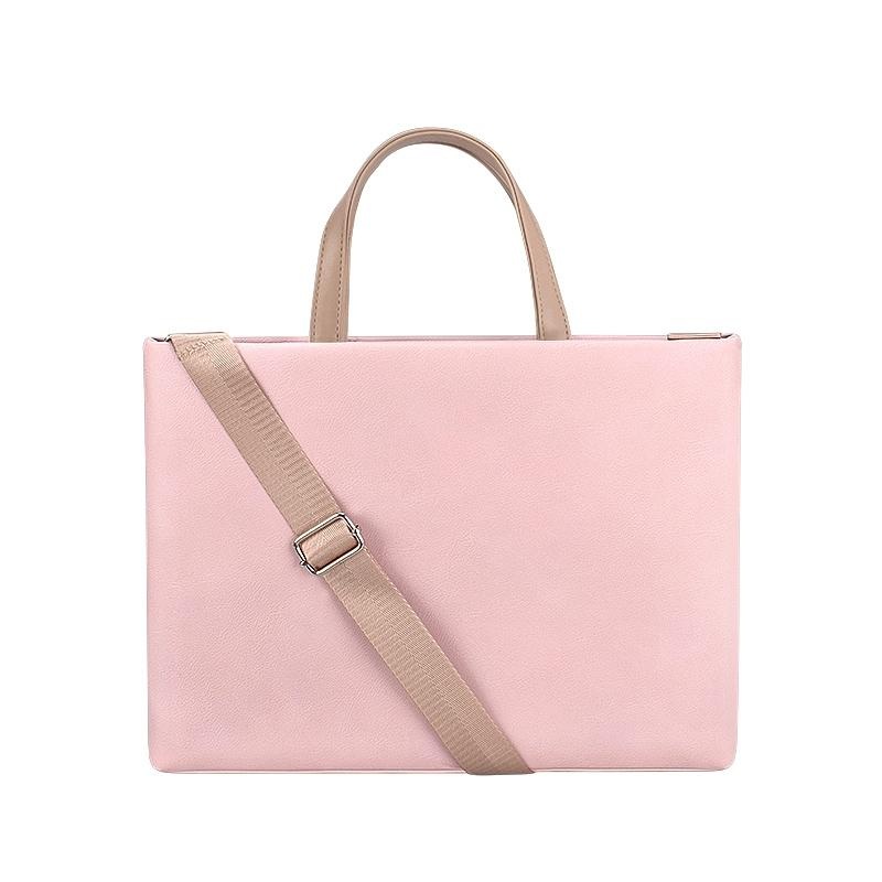 13.3 Inch Pink Laptop Crossbody Bag – Waterproof Pu Material PRL-F0599BL