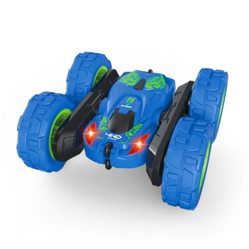Blue Stunt Tumbling Car Toy With 2.4Ghz Remote Control PRL-L1965THC