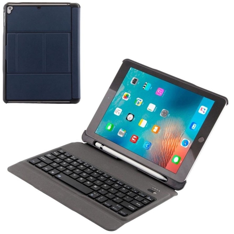 Detachable Bluetooth Keyboard & Leather Tablet Case For Ipad Air / Pro 9.7 – Blue PRL-L7459D6PI