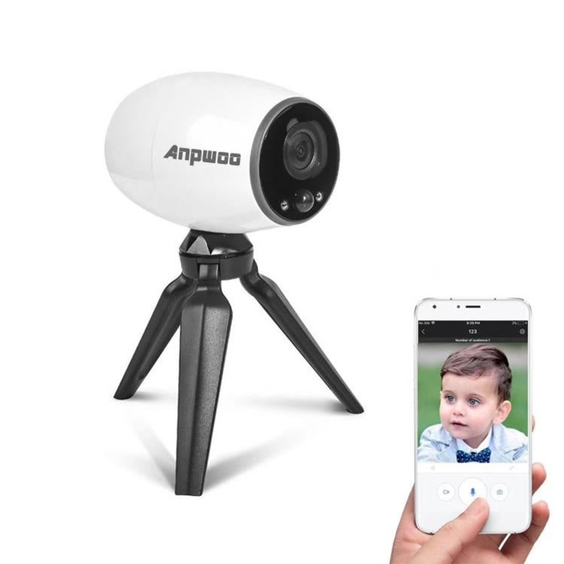1.3Mp 960P Wifi Ip Camera With Tripod Holder – Motion Detection & Night Vision White PRL-W2010CN
