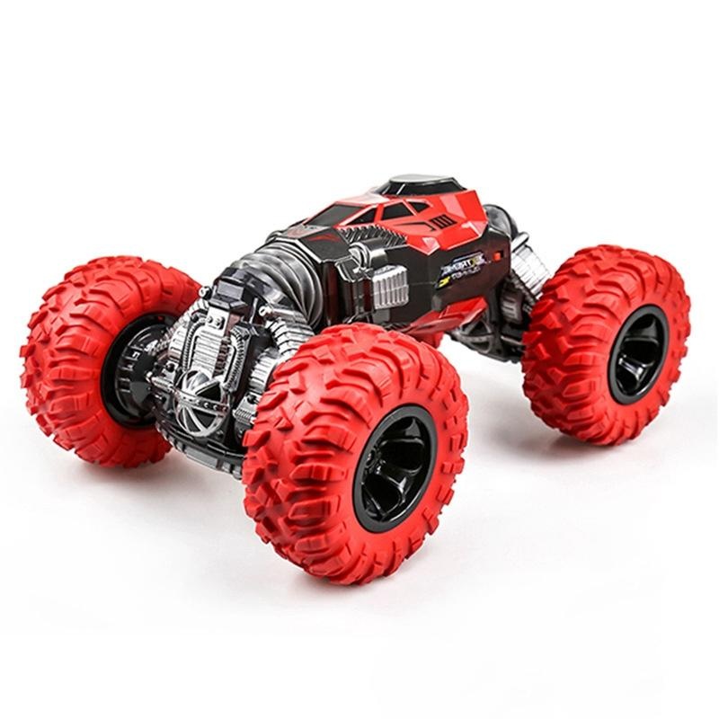 33Cm Red 2.4Ghz Double-Sided Twisted Off-Road Rc Toy Car For Kids PRL-R9190THC