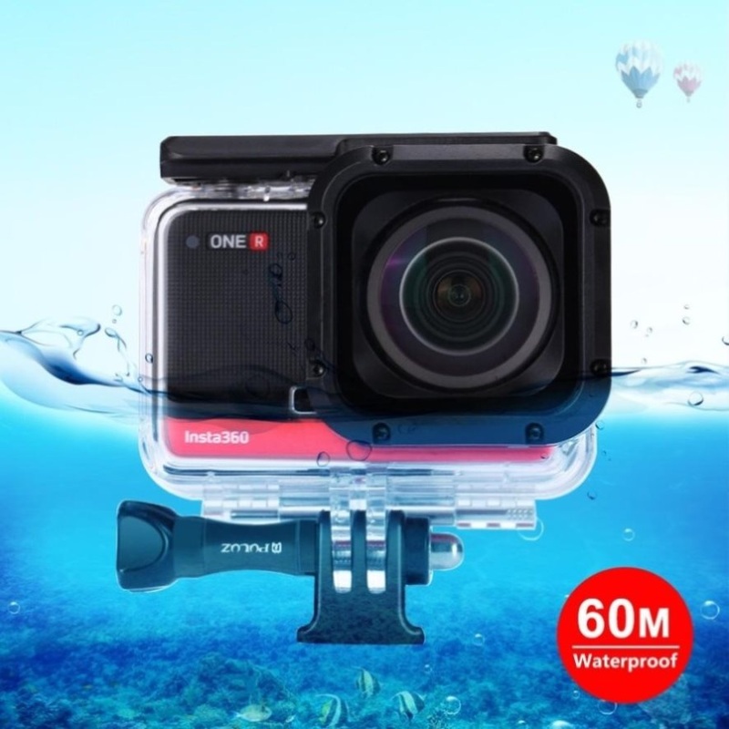 60M Waterproof Diving Case For Insta360 One R 1.0 Inch Edition PRL-T984UP