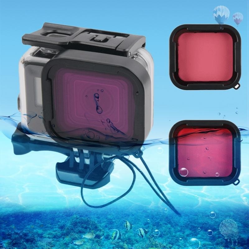 Waterproof Housing Case For Gopro Hero6 / 5 With Touch Screen Back Cover – 45M PRL-T1741ACD