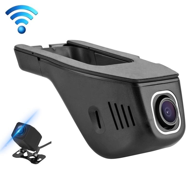1080P Dual Recording Hidden Driving Recorder With Wifi And Screen – Black PRL-A2068232060DBT
