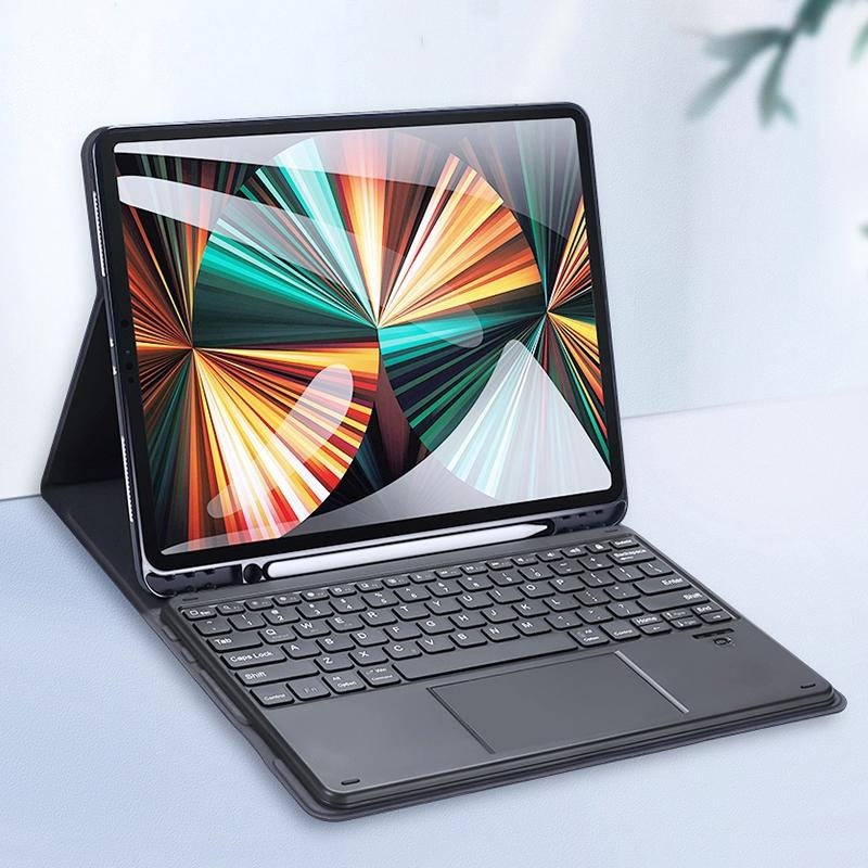 12.9 Ipad Pro Leather Case With Bluetooth Keyboard & Touchpad – Black PRL-A305309200ADE