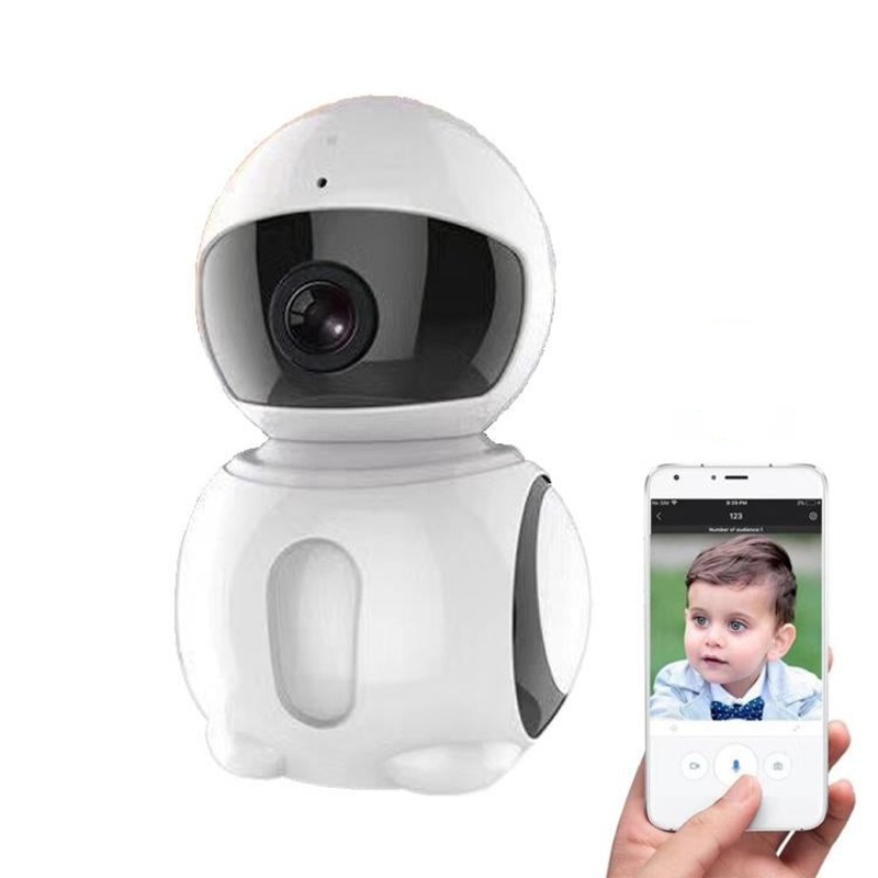 2.0Mp 1080P 1 / 2.7 Inch Hd Wifi Ip Camera Support Motion Detection / Night Vision White PRL-W9900CN