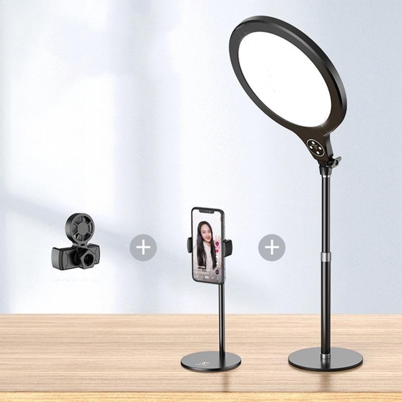 26Cm Live Broadcast Beauty Light Bracket With Cooling Bracket – Medium Version Black PRL-A3085786230DBT