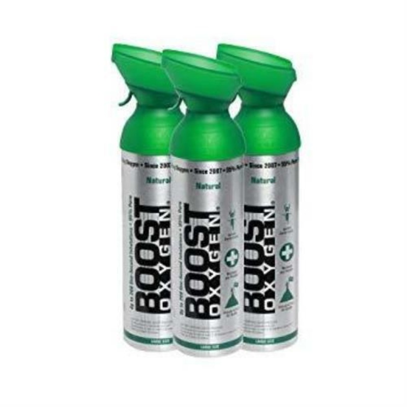 3pk 10 Litres of Boost Pure Oxygen in a Can Supplemental – 200 Breath V563-637866851516-3PCS