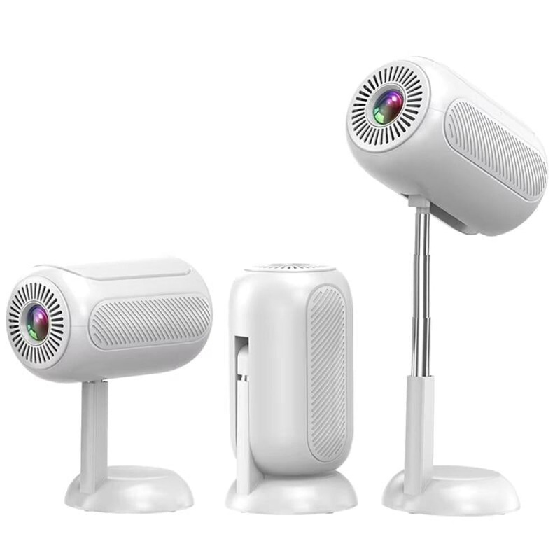 Android 11 Wifi6 4K Mini Projector With Hidden Lift And Gimbal – White PRL-A4065035060DBT