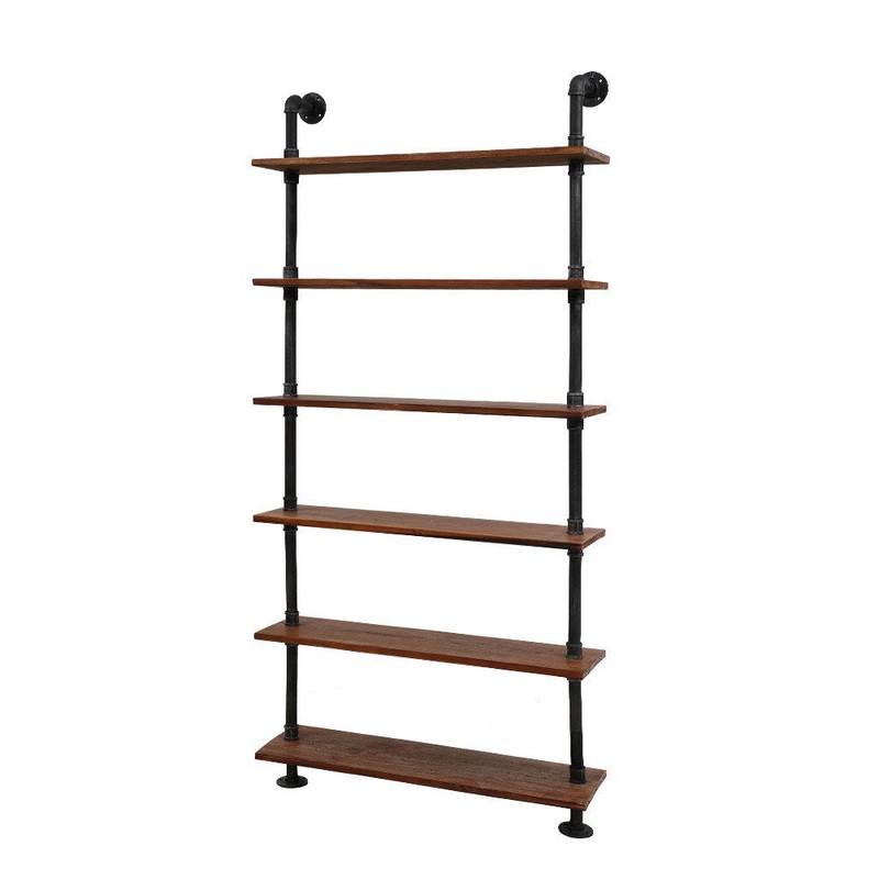 Artiss Floating DIY Pipe Shelf 6 Tiers – IRA PIPE-DIY-SHELF-90
