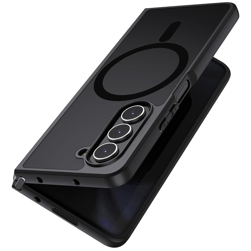 Ultra-Thin Translucent Magsafe Case For Samsung Galaxy Z Fold4 – Black PRL-A205387500ADE