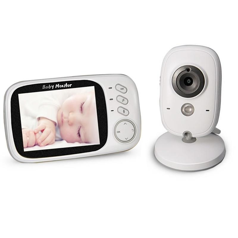 Wireless Baby Monitor With 2-Way Talk & Night Vision – 3.2 Lcd – 2.4Ghz – White PRL-W9311CH