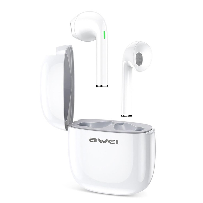 Wireless T28 Sports Tws Headset With Charging Case – White PRL-W8441D6PI