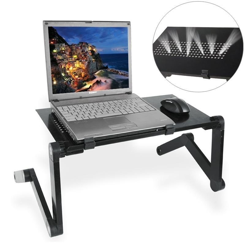 Adjustable Foldable Laptop Stand – 360 Degree Portable Aluminum Desk Holder PRL-B1633CP