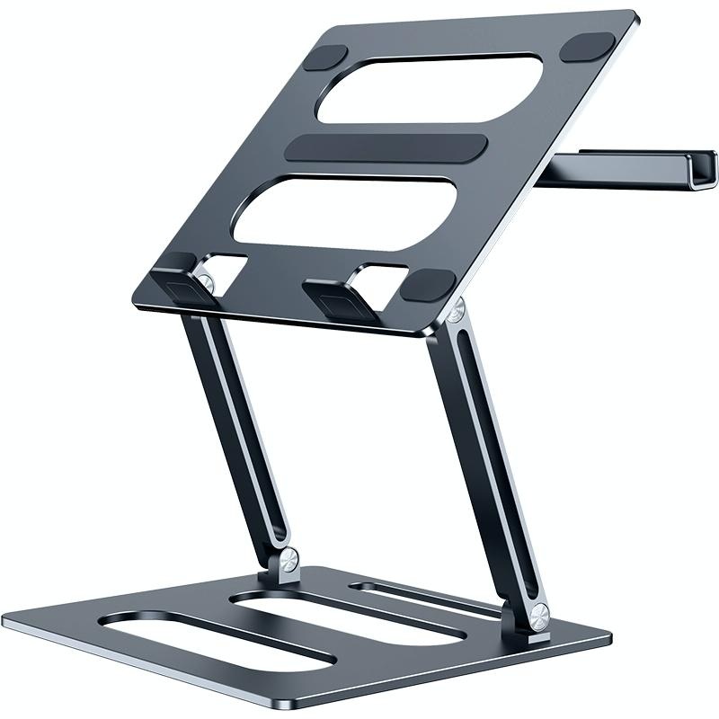 Adjustable Metal Notebook Stand – Gray Desktop Support PRL-B1053322750DBT