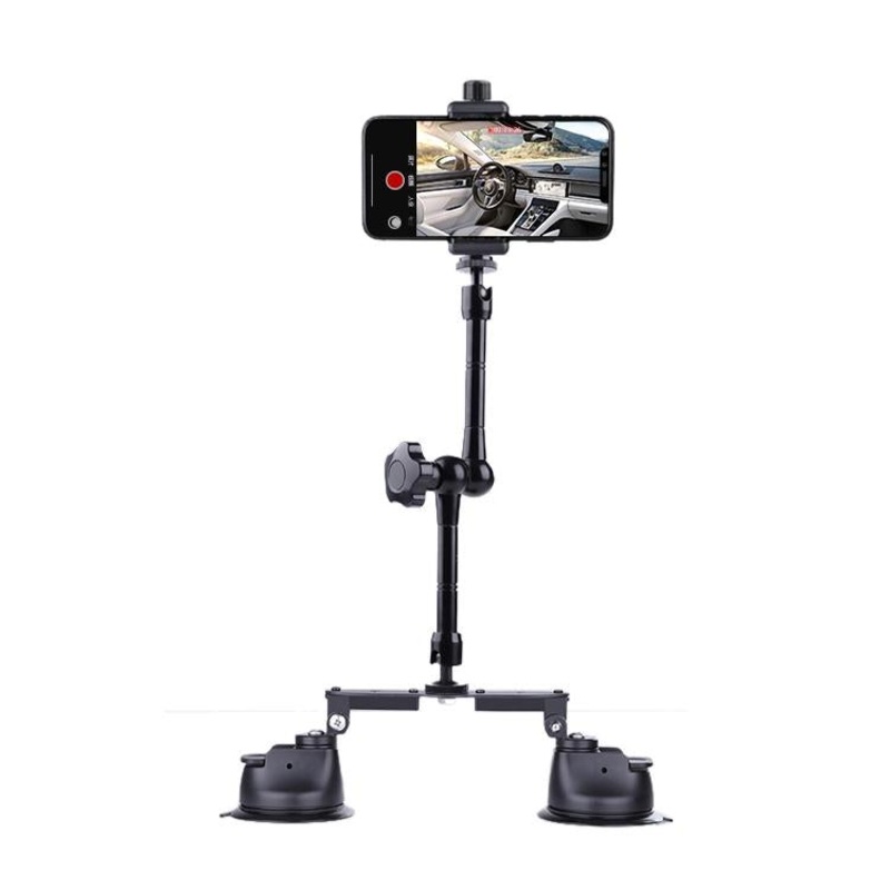 Articulating Dual Suction Cup Magic Arm Phone Mount PRL-B1194ACD