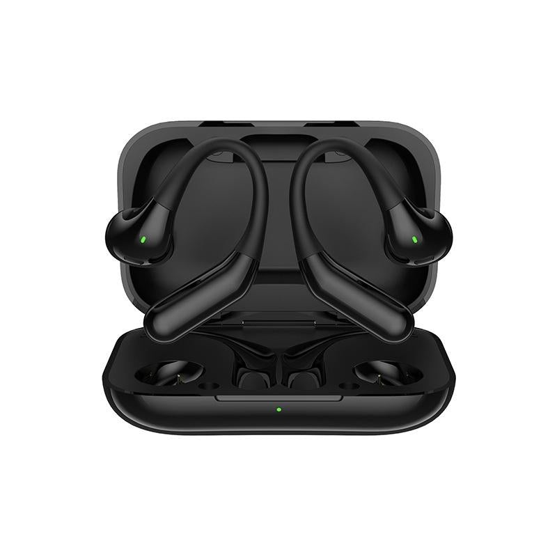 Wireless Half In-Ear Sports Earphones – Black PRL-B1075364060DBT