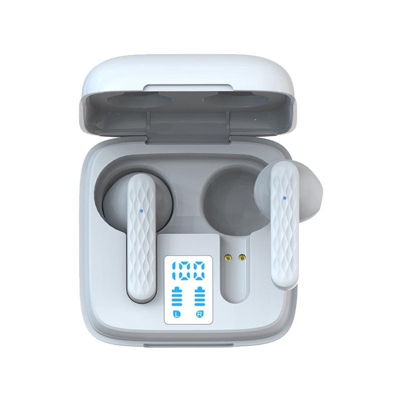 Wireless In-Ear Earphone With Touch Control And Led Display – Bluetooth 5.0 – White PRL-B1084522850DBT