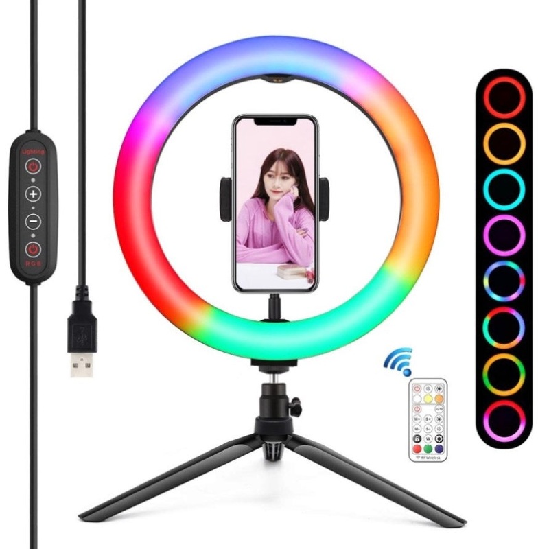 10.2 Marquee Led Beauty Light With Tripod And Remote – Dual-Colour Ring Light For Vlogging And PRL-B2803TKP