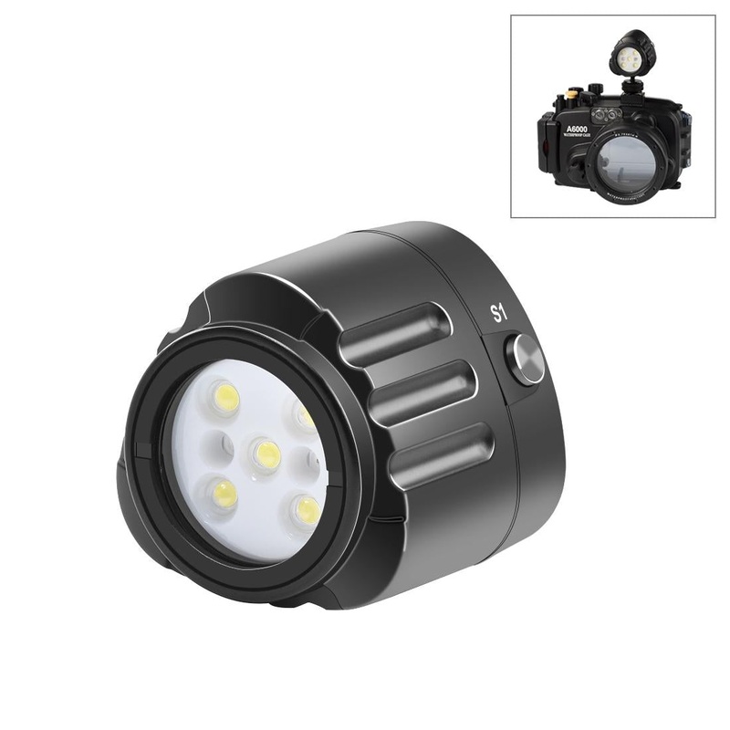 1000Lm Diving Light For Gopro Hero – 40M Underwater Photography Fill Light PRL-B265UP