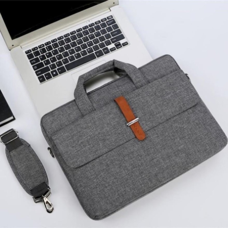 15-15.6 Inch Multifunctional Laptop Bag – Durable Gray Shoulder / Handheld PRL-B3021812060DBT