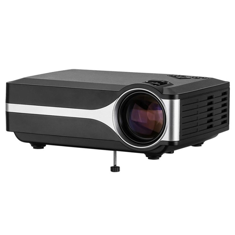 4 Lcd Projector – 80 Lumens Hd 800X480 Vga / Hdmi – Black PRL-B2242PMD