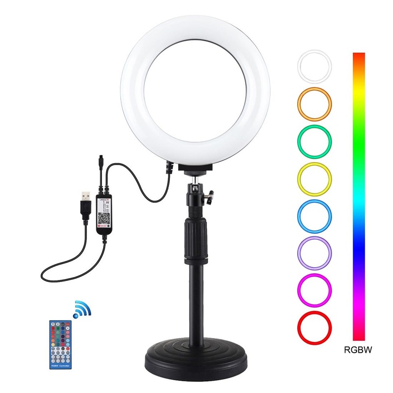 6.2 Rgbw Led Ring Light With Remote And Tripod PRL-B4703TKP