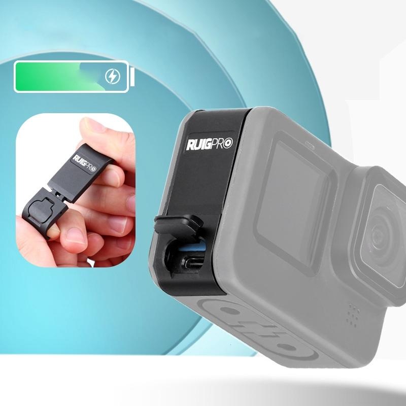 Aluminum Battery Side Interface Cover For Gopro Hero10 / Hero9 PRL-B2331ACD