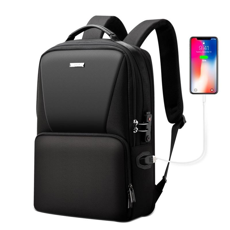 Anti-Theft Waterproof Business Backpack For Travel – 30X15X44Cm In Black PRL-B1856GO