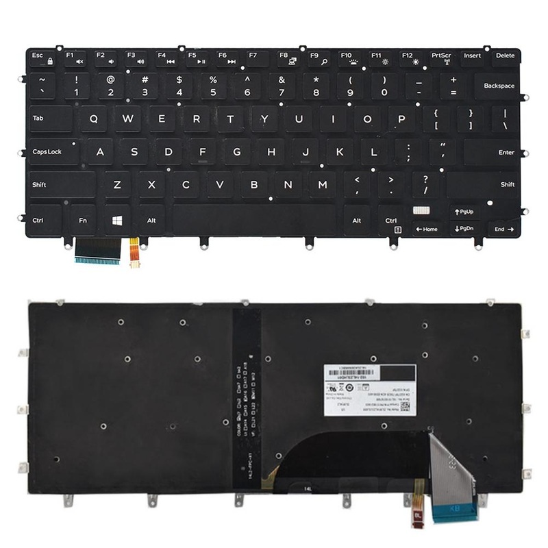 Backlit Us Keyboard For Dell Xps 15 9550 / 9560 – Black PRL-B3310BK
