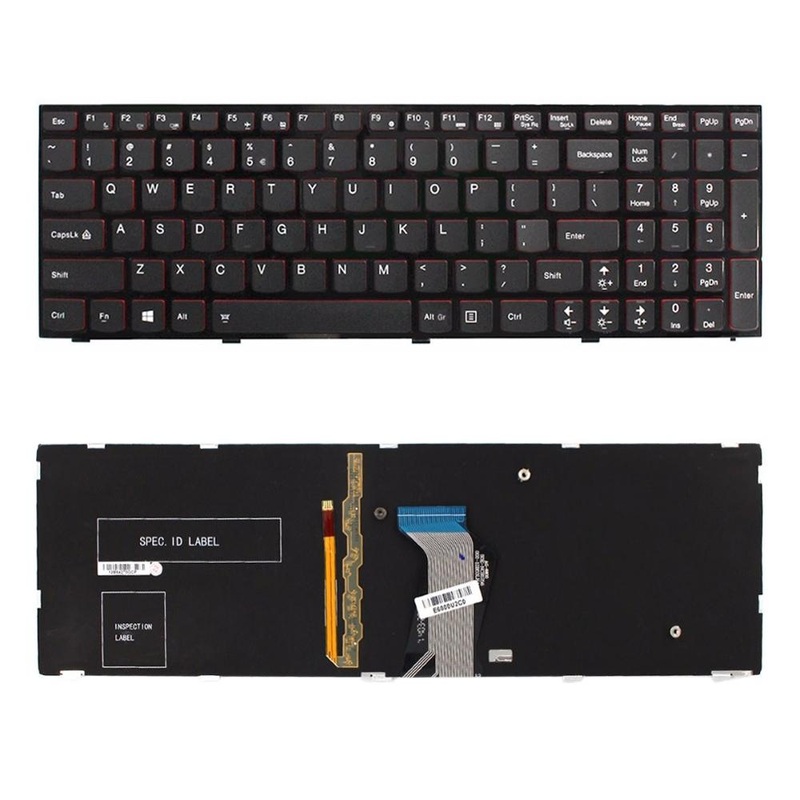 Backlit Us Keyboard For Lenovo Y500 / Y510P / Y590 – Black PRL-B4310BK