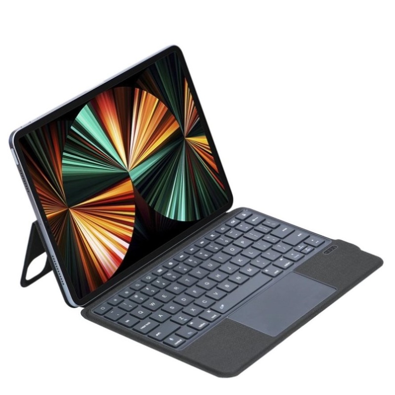 Bluetooth Keyboard Leather Case For Ipad Air / Pro 11 – Touch Pad – Black PRL-B2111D6PI