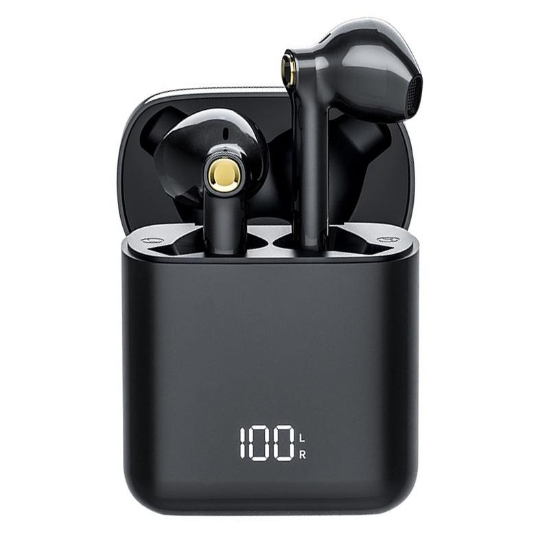 Waterproof Bluetooth Earphones With Digital Display – Black PRL-B3381D6PI