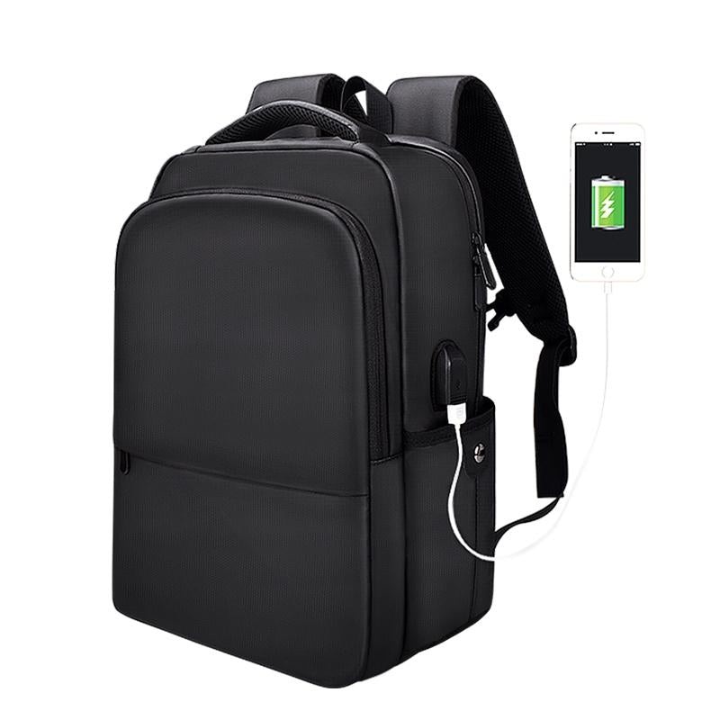 Waterproof Laptop Backpack With Usb Interface For 15 Laptops – Black PRL-B2599BL