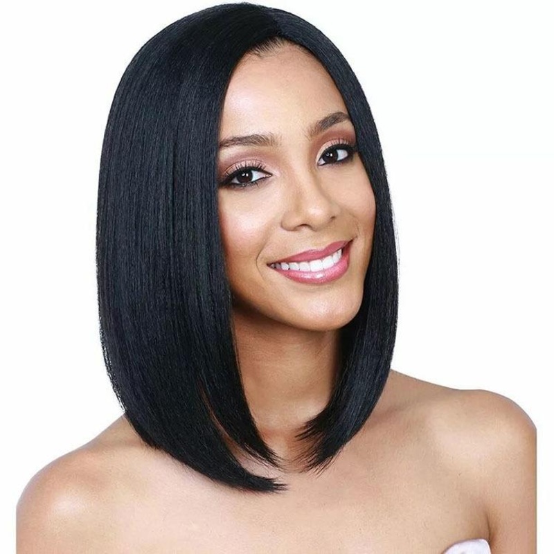 Women Shoulder Length Straight Hair Wig – Fluffy And Natural PRL-B3380BCH