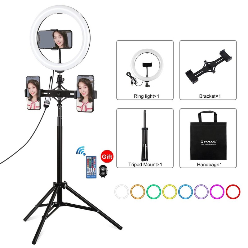 10.2 Rgbw Led Ring Light Kit With Tripod And Phone Mount PRL-B5503TKP
