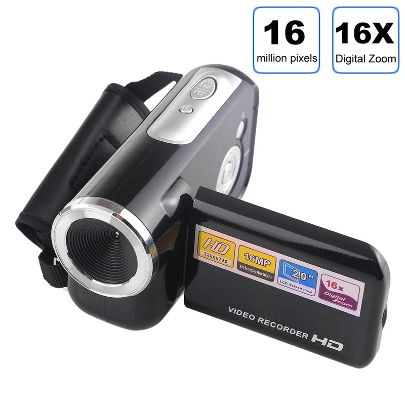 16Mp 16X Digital Video Camera With 2.0 Lcd Screen 1280X720P Hd 16X Zoom – Black PRL-B5370ACD