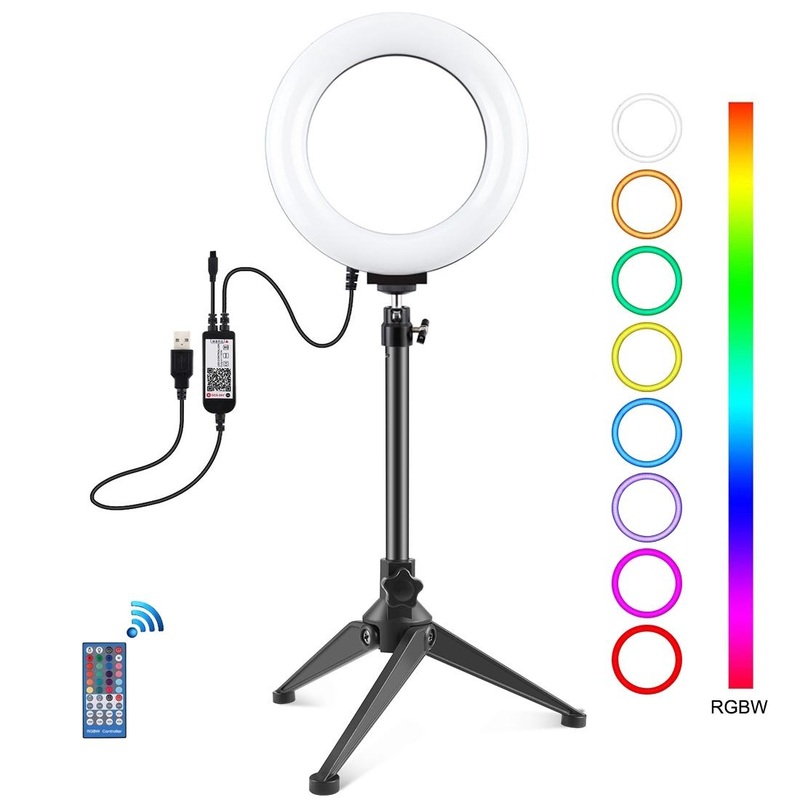 6.2 Rgbw Led Ring Light With Tripod And Remote Control PRL-B5703TKP