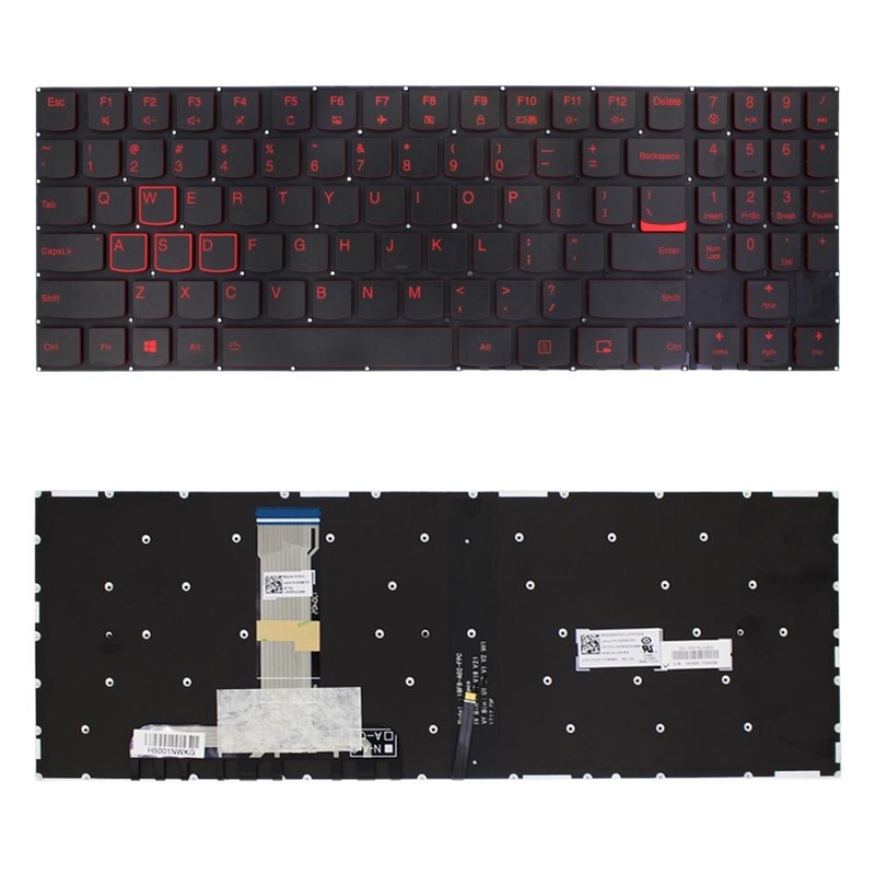 Backlit Us Keyboard For Lenovo Legion Y520 / Y720 / R720 – Black PRL-B6310BK