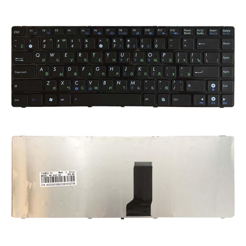 Black Ru Keyboard For Asus K42J X43 X43B A43S A42 K42 A42J X42J K43S Ul30 N42 N43 B43 U41 U35J Ul80 PRL-B8310BK