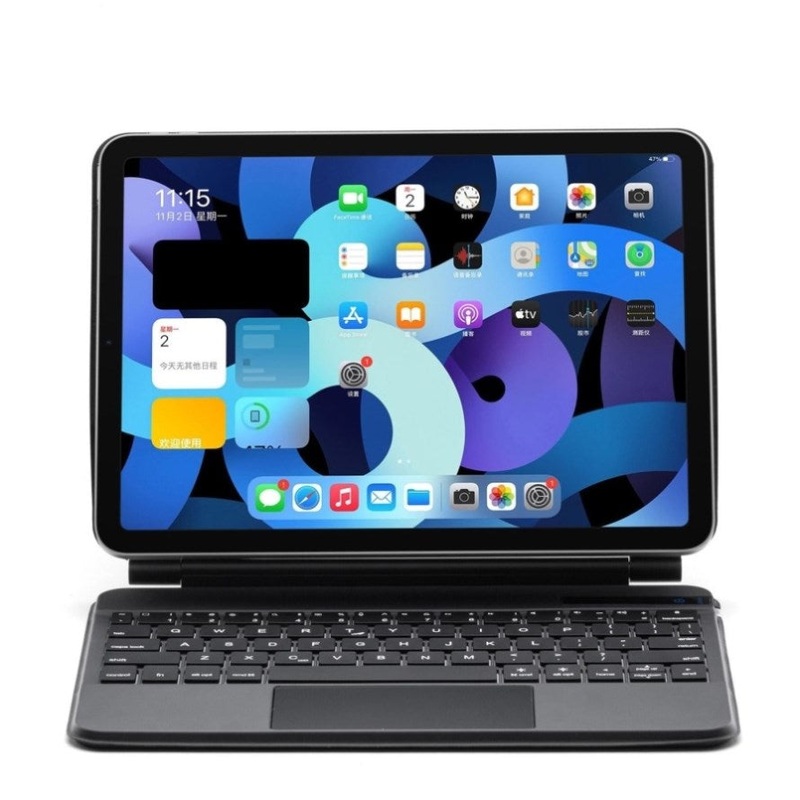 Ultra-Thin Detachable Bluetooth Keyboard Tablet Case For Ipad Pro 11 & Ipad Air 10.9 – Black PRL-B5430ORPI