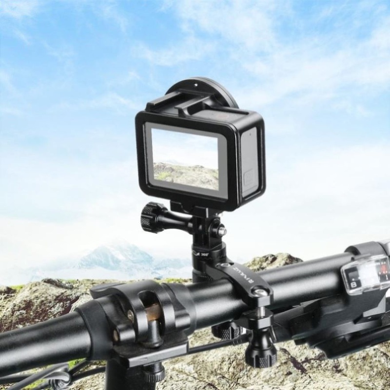 Universal Bike Handlebar Mount For Gopro Hero12 – 360 Degree Rotation PRL-B732UP