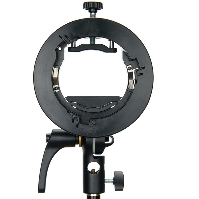 Universal S-Type Flash Bracket For Bowens Mount – Black PRL-B6731ACD