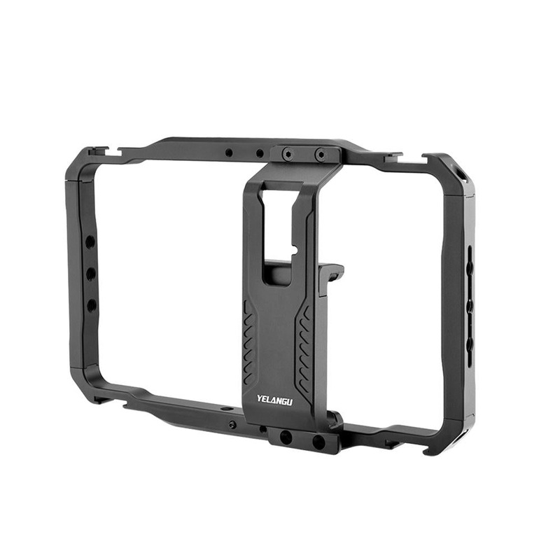 Vlogging Smartphone Video Rig – Metal Cage In Black PRL-B7412ACD