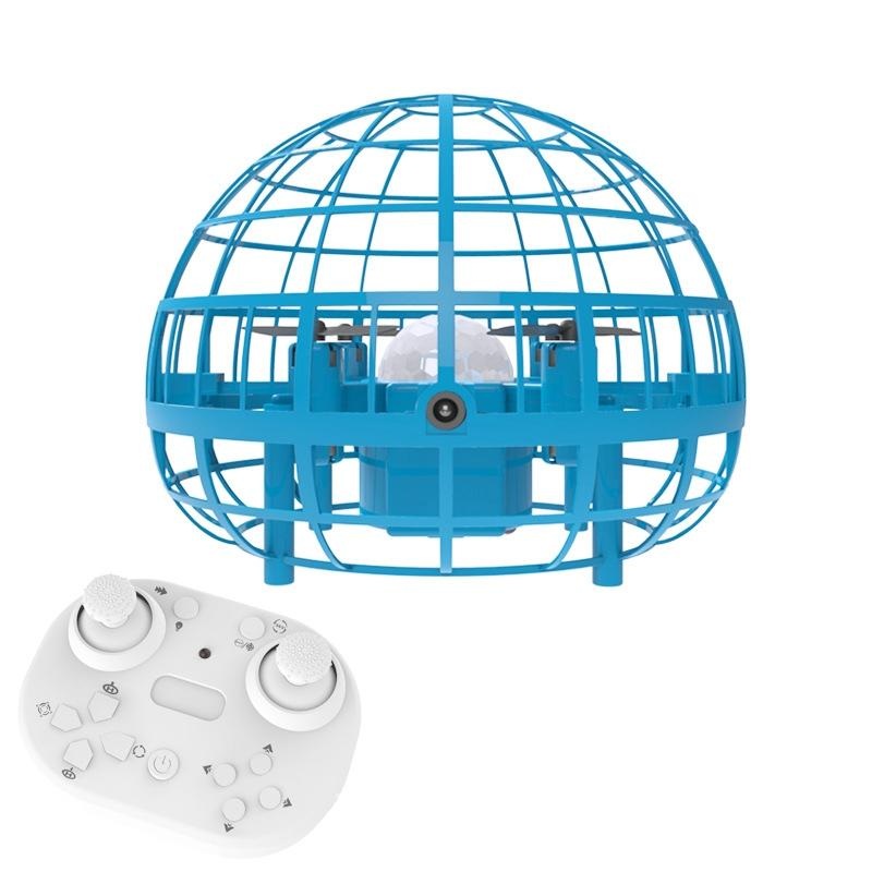 Blue Remote Stunt Ball Toy For Kids – Suspended Four-Axis Aircraft PRL-A1029800750DBT