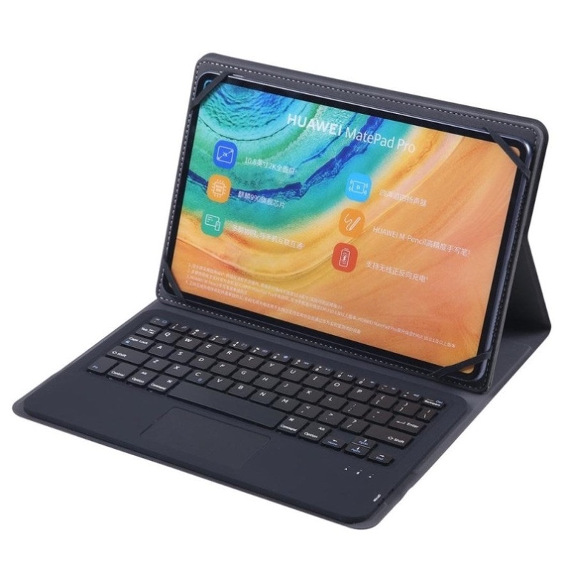 Universal 9-10 Inch Tablet Keyboard Case With Detachable Bluetooth Touch Stand – Black PRL-A10301500ADE