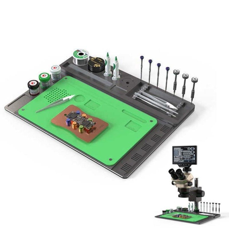 2-In-1 Microscope Maintenance Mat – Aluminum Alloy & Silicone PRL-A1058824060DBT