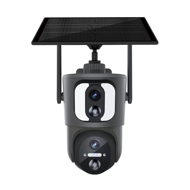 2Mp Solar Wifi Camera With Two-Way Voice & Alarm Recording – Black Binocular PRL-A104560600ADE