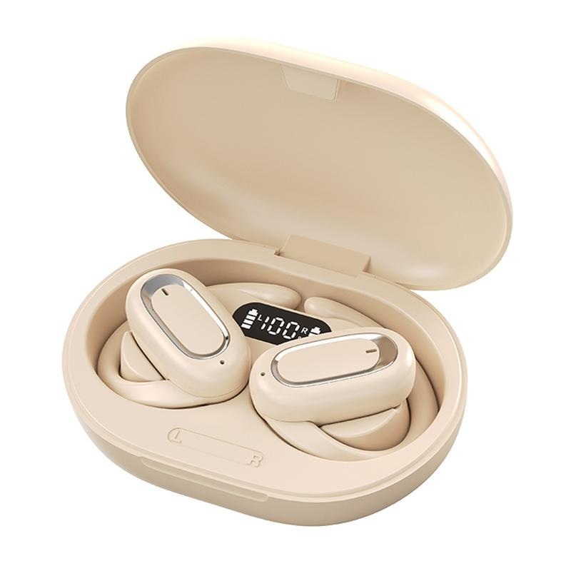 Adjustable Wireless Bluetooth Earphones With Noise Reduction – Skin-Colour PRL-A1041384060DBT